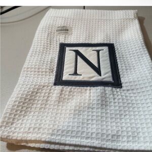 White Waffle Weave Kitchen Towel